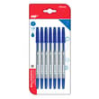 Lot de 7 stylos bille pointe moyenne 1 mm encre bleue